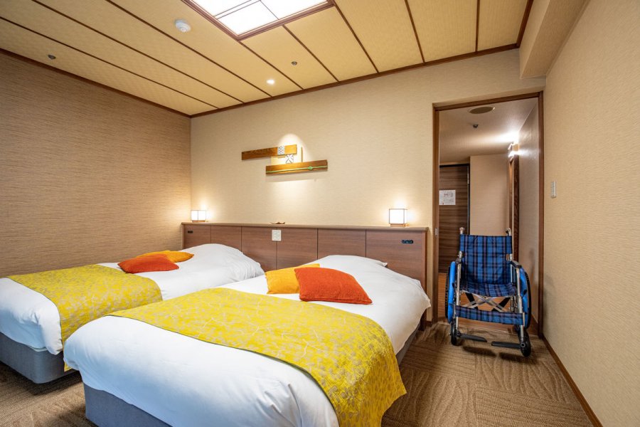 【ユニバーサルデザイン】人に優しい宿をめざして